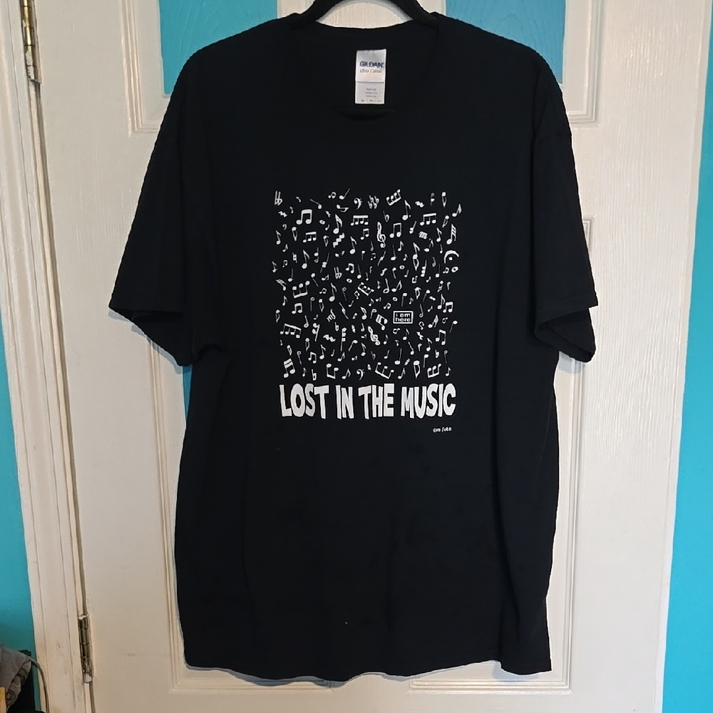 'Lost in the Music' Unisex T-Shirt Size XL